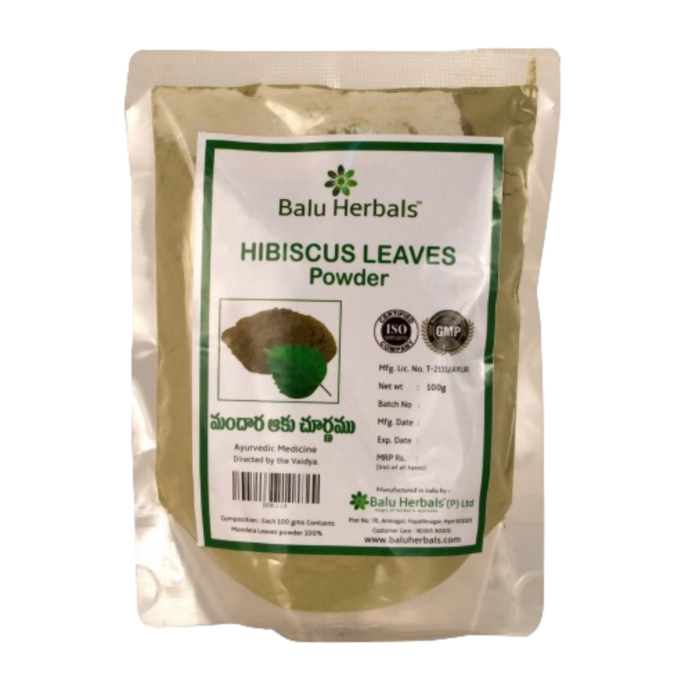 Balu Herbals Hibiscus (Mandara) Leaves Powder - buy in USA, Australia, Canada