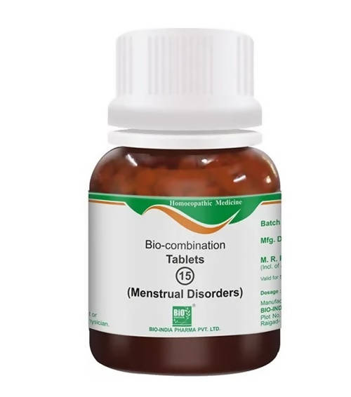 Bio India Homeopathy Bio-combination 15 Tablets
