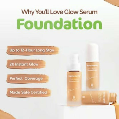 Mamaearth Glow Serum Foundation-Natural Glow