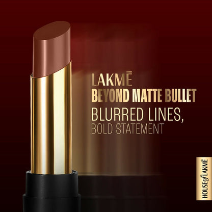 Lakme Absolute Beyond Matte Lipstick - 301 Brown Beauty