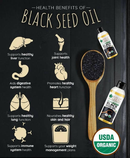 Bliss of Earth Certified Organic Black Seed Oil