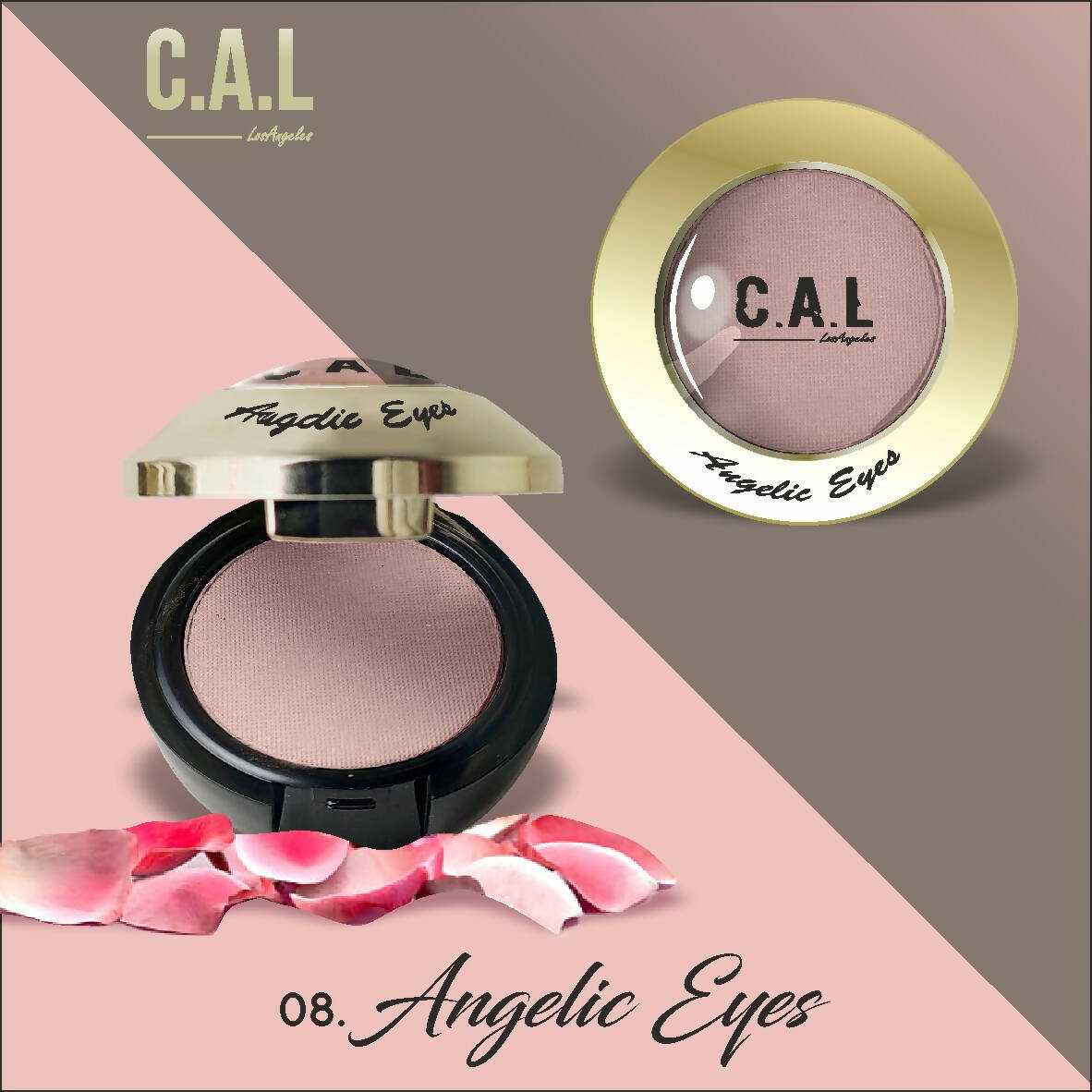 CAL Los Angeles Angelic Eye Shadow (Single Eyes) 08-Pink - BUDNE
