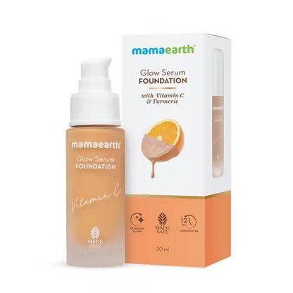 Mamaearth Glow Serum Foundation-Sand Glow