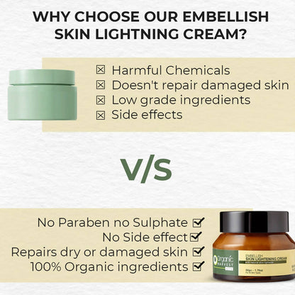 Organic Harvest Activ Embellish Skin Lightening Cream