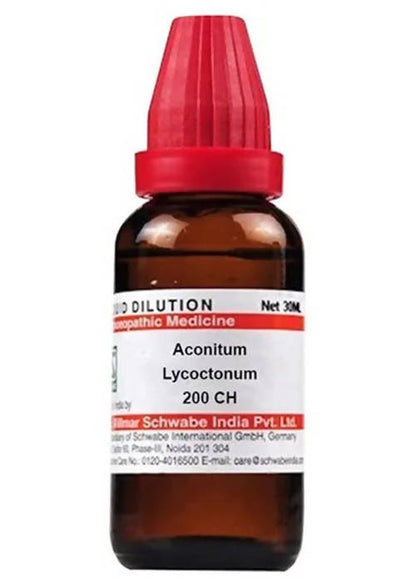 Dr. Willmar Schwabe India Aconitum Lycoctonum Dilution 200 ch