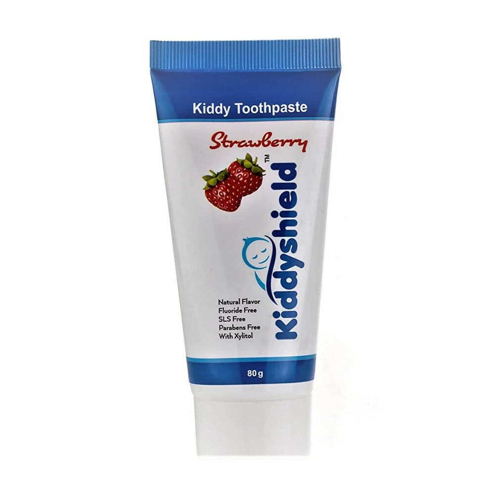 Kiddyshield Fluoride Free Formula Baby Toothpaste Strawberry For Kids 1- 5 Years -  USA, Australia, Canada 