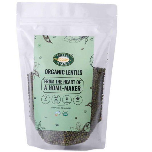 Millet Amma Organic Green Gram Dal Whole - buy in USA, Australia, Canada