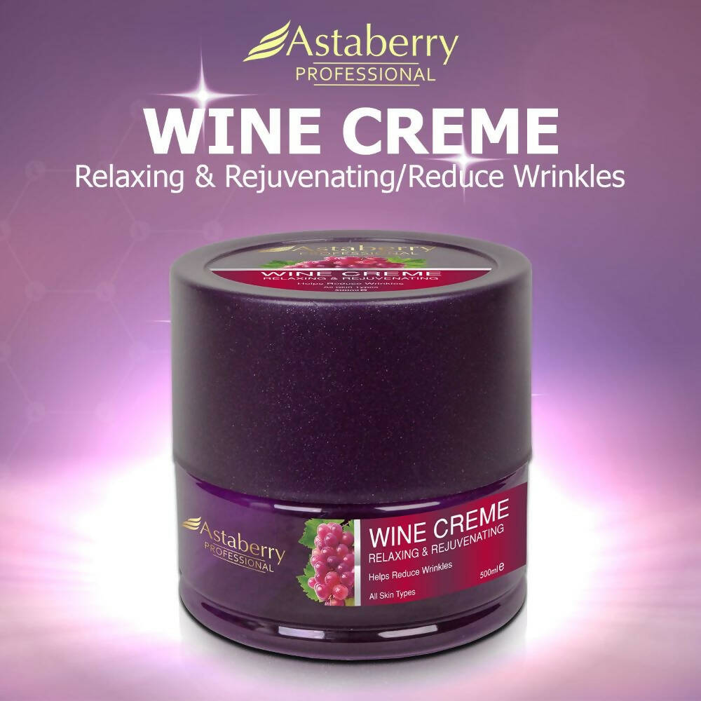 Astaberry Professional Wine Face Creme- Reduce Wrinkles
