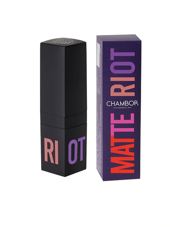 Chambor Pink Flush Matte Riot 251 Lipstick 4.5 gm