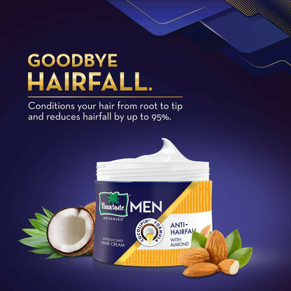 Parachute Hair Cream For Men, Anti Hairfall With Almond After Shower