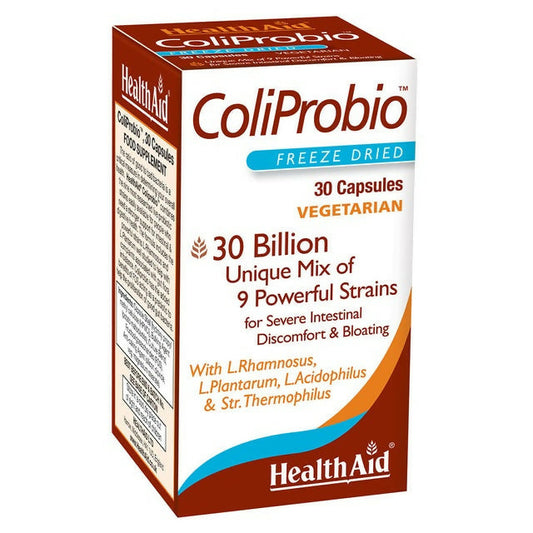 HealthAid ColiProbio 30 Billion Probiotic Capsules - BUDEN