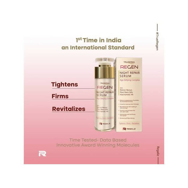 Truderma Regen Night Repair Serum For Skin Ageing