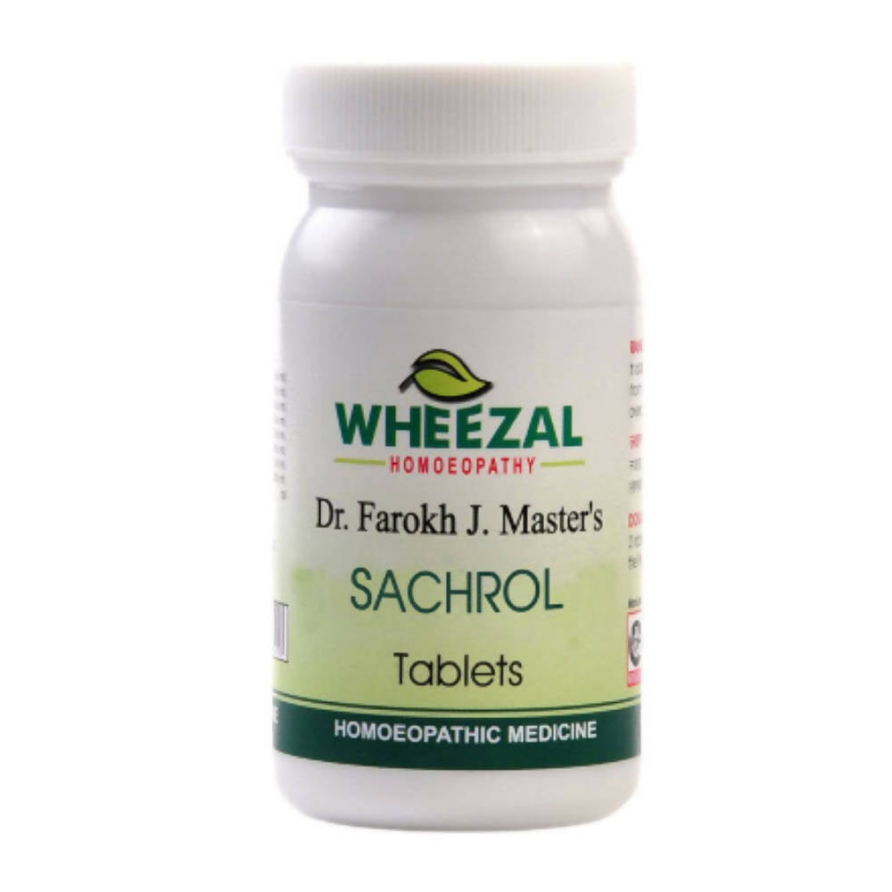 Wheezal Homeopathy Sachrol Tablets - BUDEN