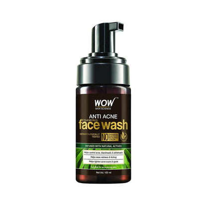 Wow Skin Science Anti Acne Foaming Face Wash