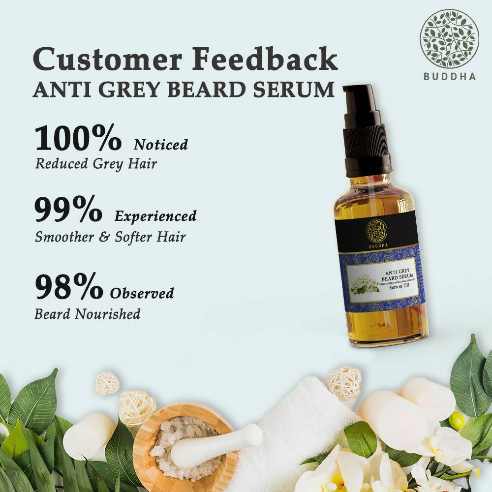 Buddha Natural Grey Beard Hair Oil Serum