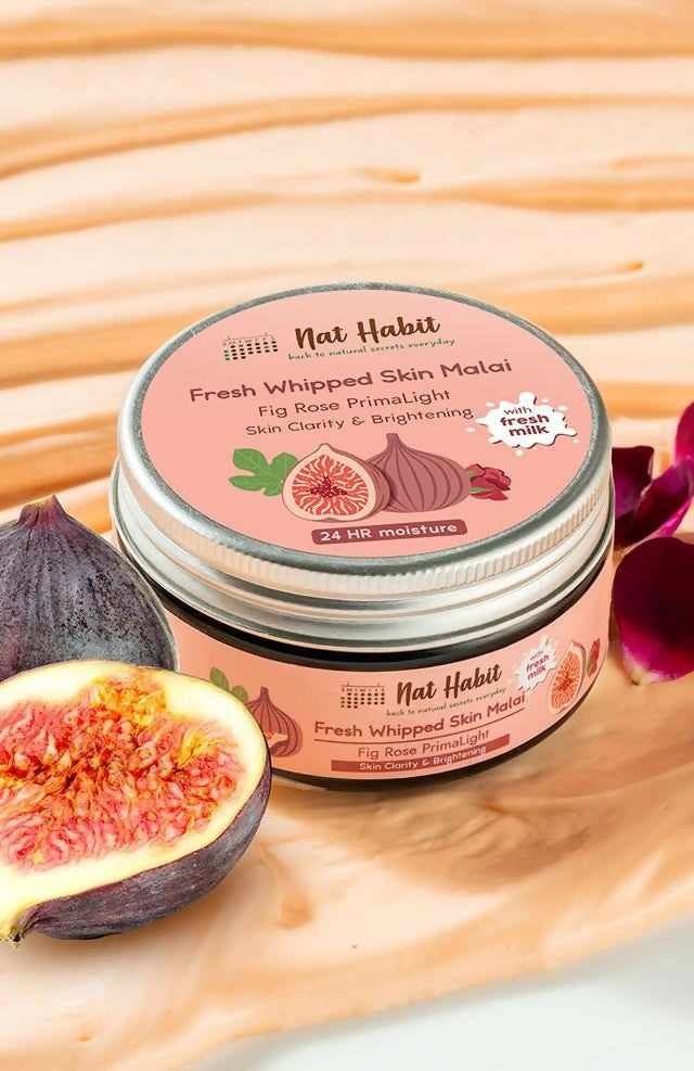 Nat Habit Fig Rose PrimaLight Fresh Whipped Skin Malai - BUDNE