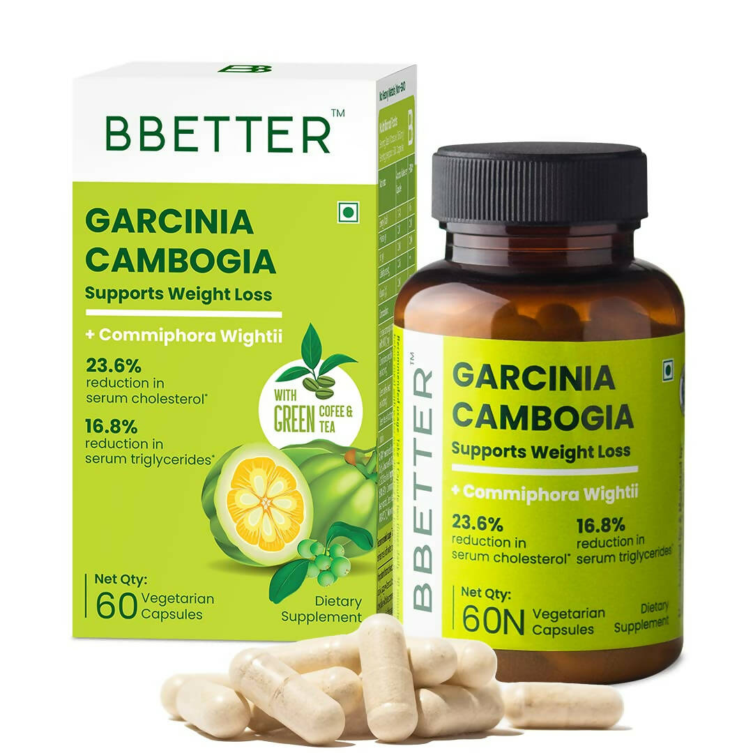 BBETTER Garcinia Cambogia Capsules With Green Coffee Green Tea Extract -  usa australia canada 