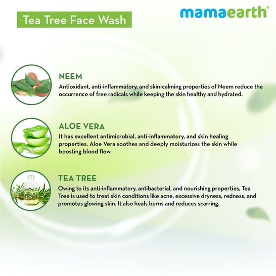 Mamaearth Tea Tree Face Wash for Acne & Pimples