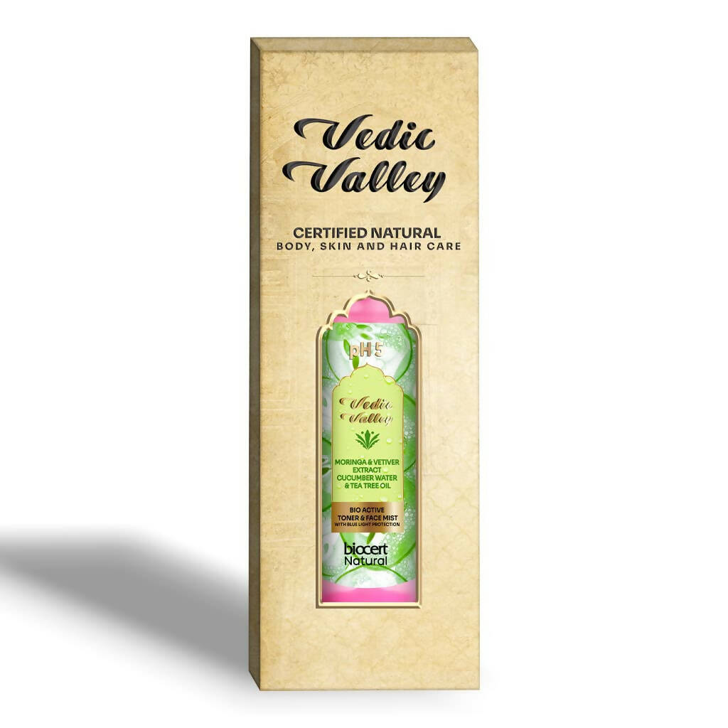 Vedic Valley Face Mist & Toner With Blue Light Filters Moringa & Vetiver