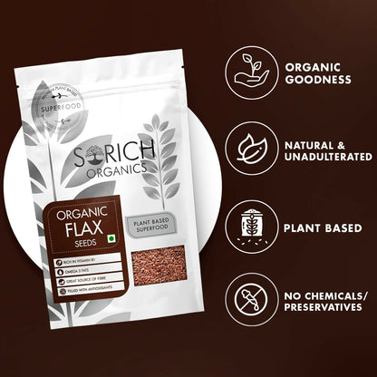 Sorich Organics Flax Seeds - Alsi Seeds