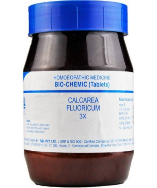 SBL Homeopathy Calcarea Fluorica Biochemic Tablet 3X 450 gm