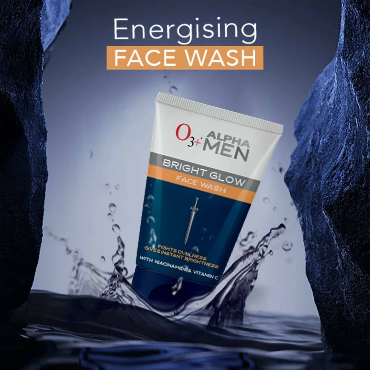 Professional O3+ Alpha Men Bright Glow Face Wash