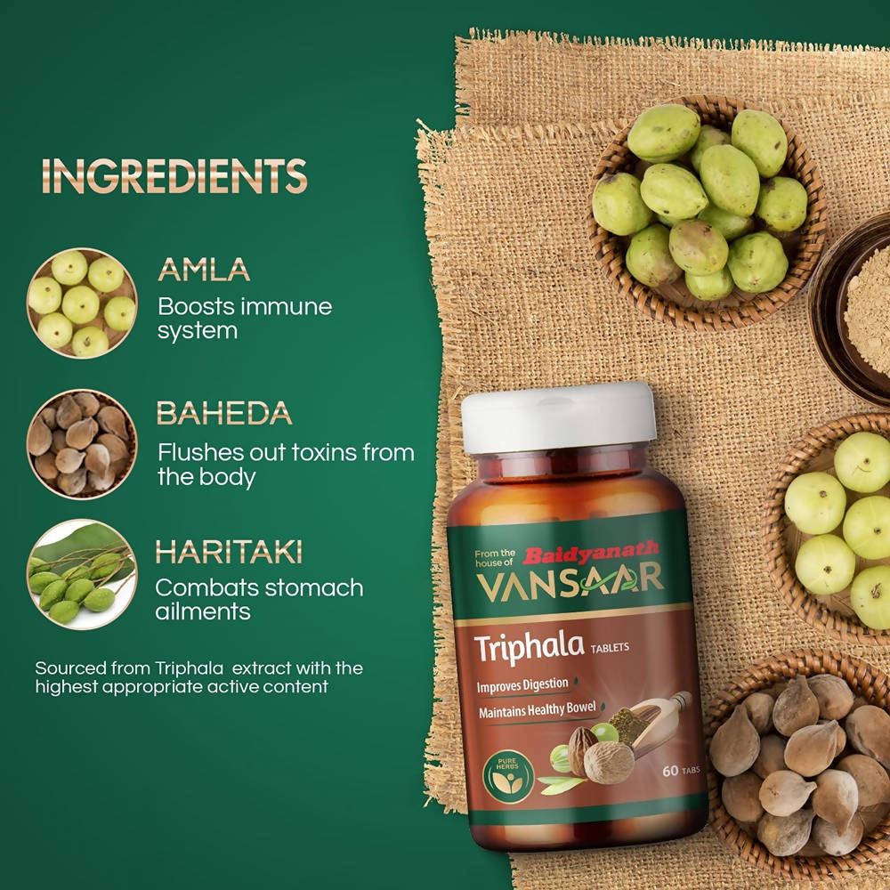 Baidyanath Vansaar Triphala Tablets