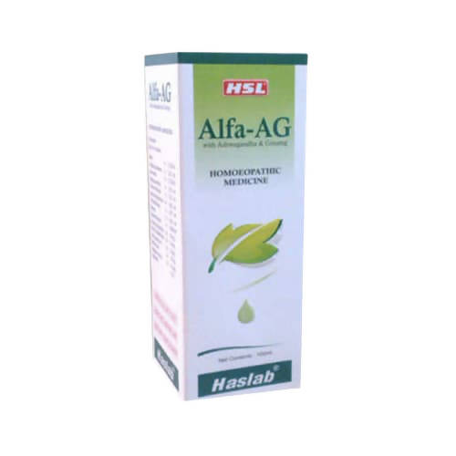 Haslab Homeopathy Alfa-AG With Ashwagandha & Ginseng Tonic