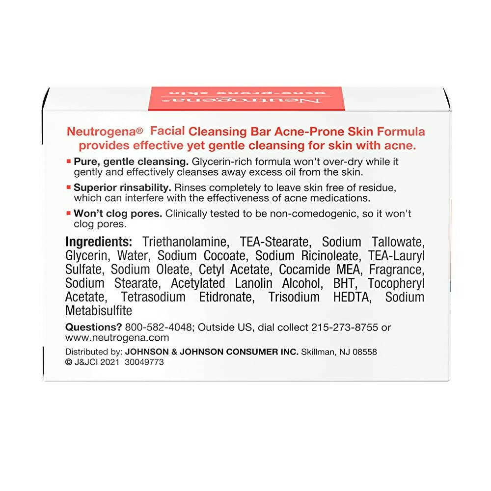 Neutrogena Facial Bar Acne Prone Skin Formula