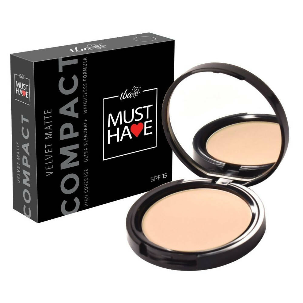 Iba Must Have Velvet Matte Compact - Cool Vanilla - BUDNE