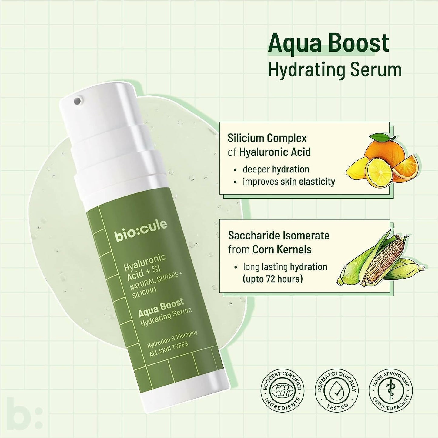 Biocule Aqua Boost Hydrating Face Serum