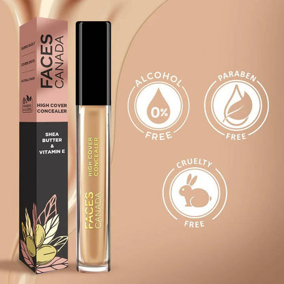 Faces Canada High Cover Concealer-Sand Beige 01
