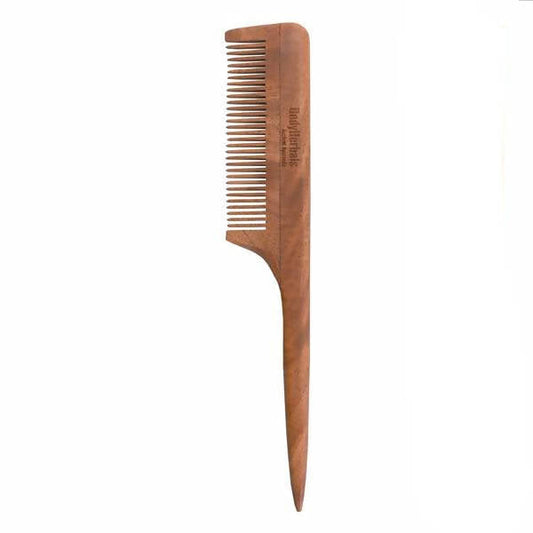 Bodyherbals Neem Wood Tail Comb Handle Dressing Comb