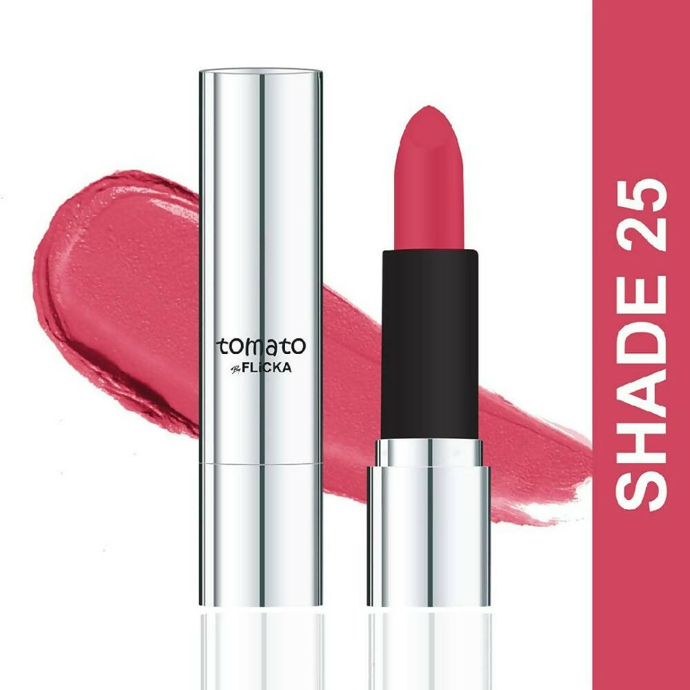 Flicka Tomato Nude Matte Finish Lipstick Shade 25