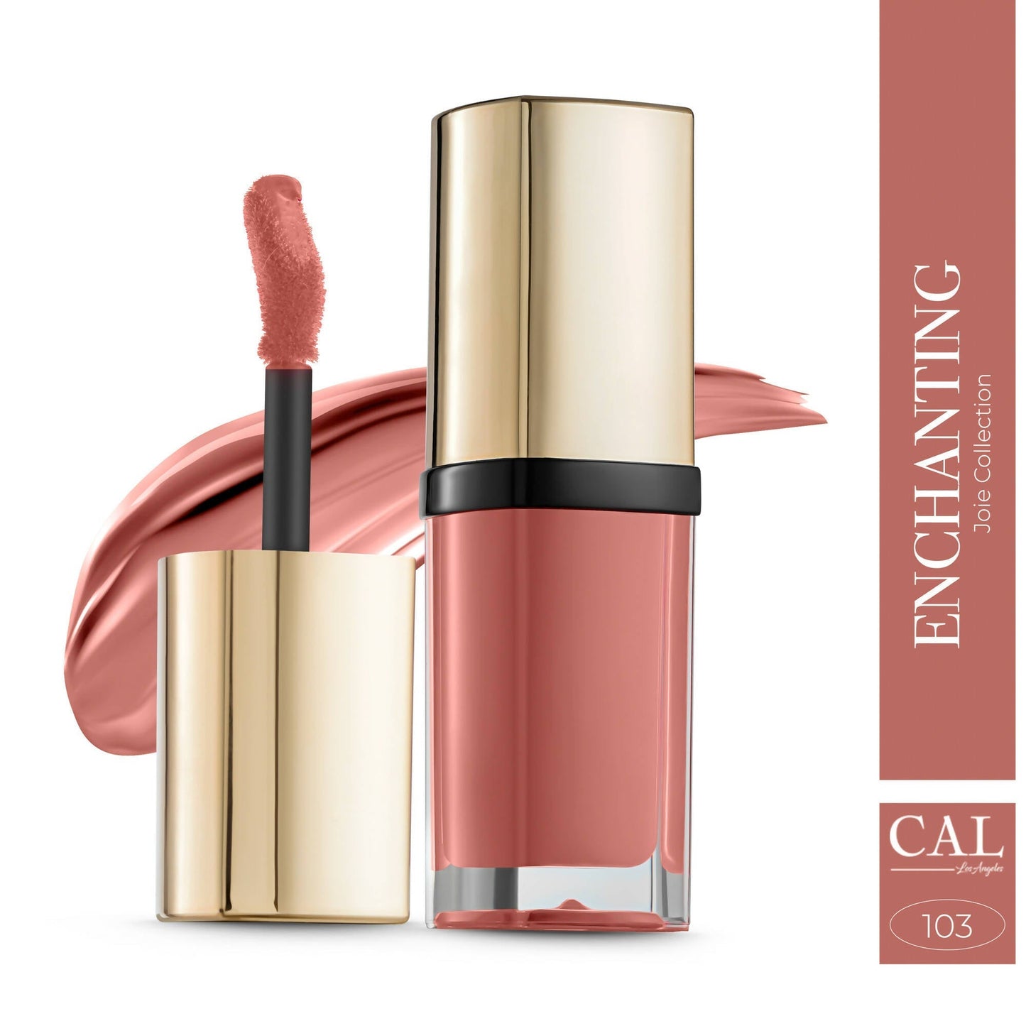 CAL Los Angeles Joie Collection Liquid Matte Rose Pink Lipstick - Enchanting 103