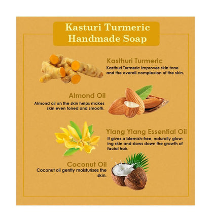 Ancient Living Kasthuri Tumeric Luxury Handmade Soap