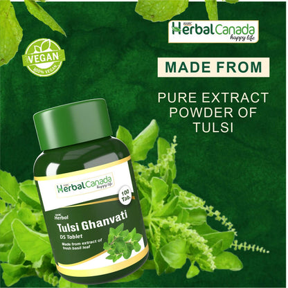 Herbal Canada Tulsi Ghanvati Tablets