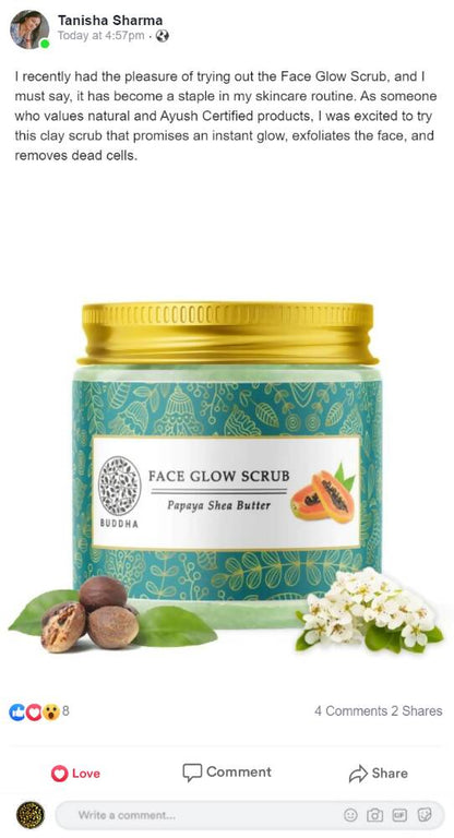 Buddha Natural Face Glow Scrub