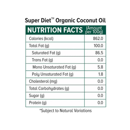 Super Diet Organic Coconut Oil