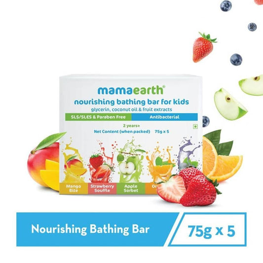 Mamaearth Nourishing Bathing Bar Soap For Kids ? ( Pack of 5)