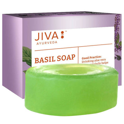 Jiva Ayurveda Basil Bathing Soap