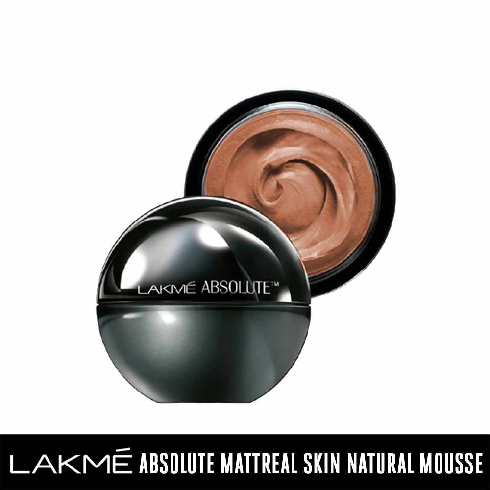 Lakme Absolute Skin Natural Mousse Mattreal Foundation - Rick Walnut