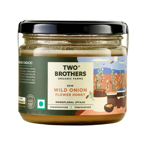 Two Brothers Organic Farms Wild Onion Flower (Pyaji) Honey, Raw Mono-Floral - buy in USA, Australia, Canada