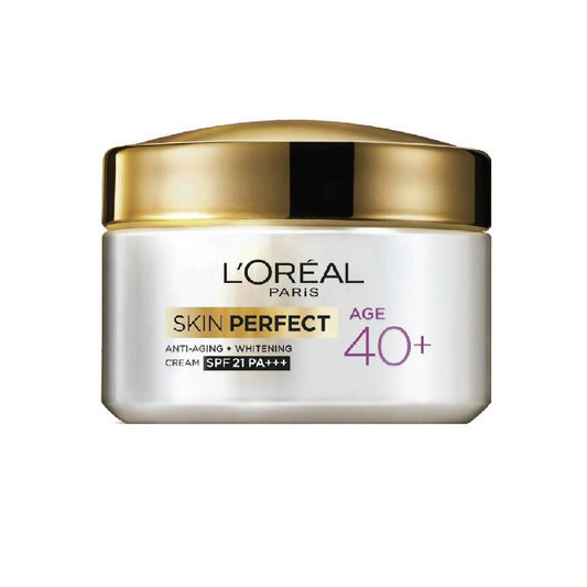 L'Oreal Paris Age 40+ Skin Perfect Anti Aging Whitening Cream SPF 21 PA+++ - BUDNE