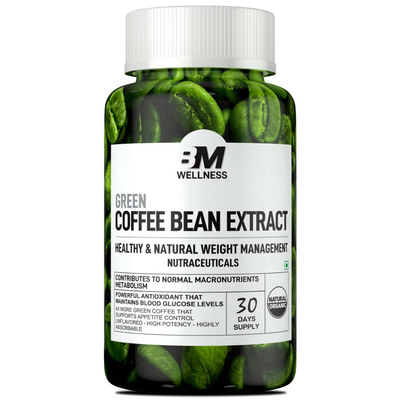 BM Wellness Green Coffee Bean Extract Tablets -  usa australia canada 