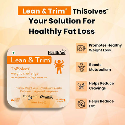 HealthAid Lean & Tirm ThiSolves Oral Strips