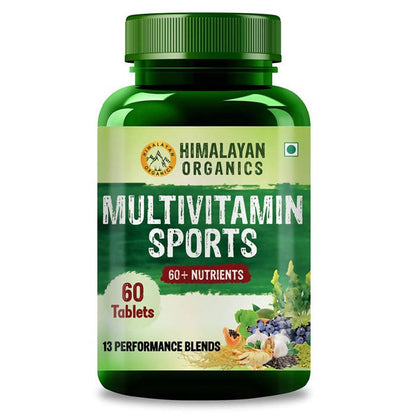 Himalayan Organics Multivitamin Sports 60 + Vital Nutrients 13 Performance Blends: 60 Tablets