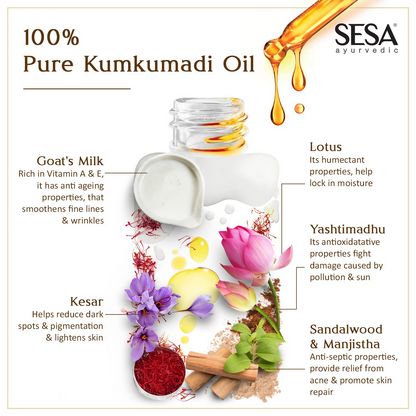 Sesa Ayurvedic Kumkumadi Face Oil