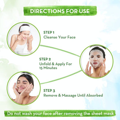 Mamaearth Vitamin C Bamboo Sheet Mask For Skin Illumination
