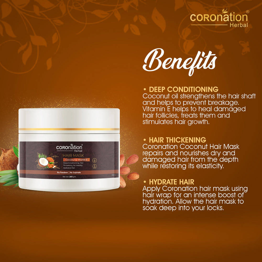 Coronation Herbal Coconut and Vitamin E Hair Mask